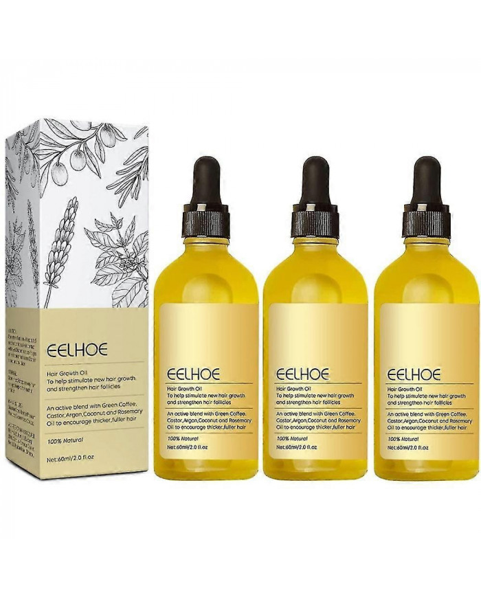 3x Sérum de repousse des cheveux Traitement naturel de la croissance des cheveux | Avec de l’huile essentielle de [...]