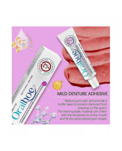Adhésif pour prothèses dentaires thermoplastique Jeremytis,Adhésif pour prothèses dentaires jeremytis