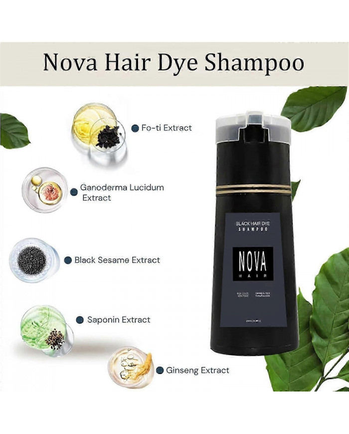 2024 Shampooing colorant pour cheveux, Shampooing colorant instantané pour cheveux Nova Hair, Shampooing de [...]