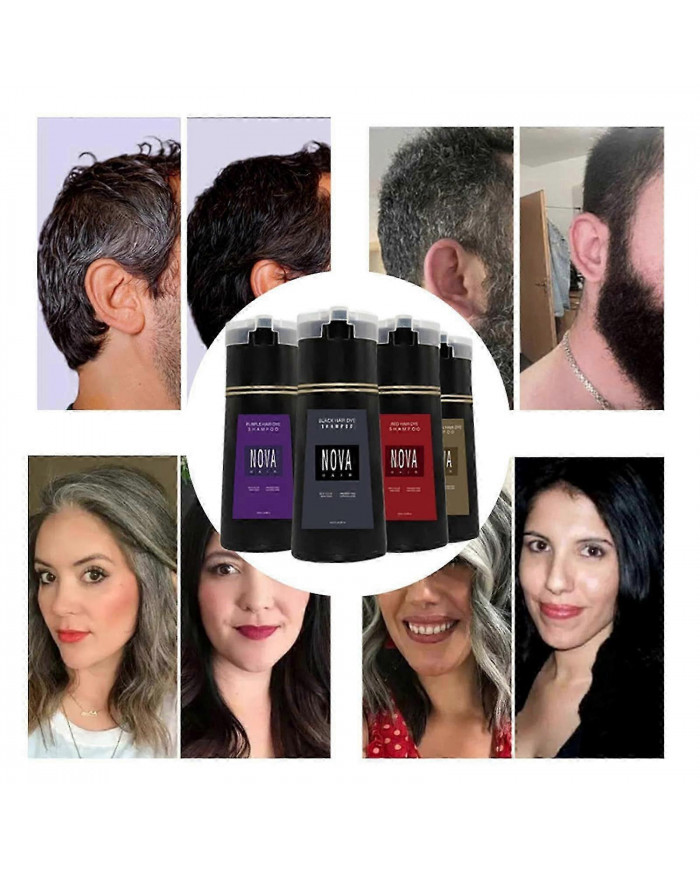 2024 Shampooing colorant pour cheveux, Shampooing colorant instantané pour cheveux Nova Hair, Shampooing de [...]