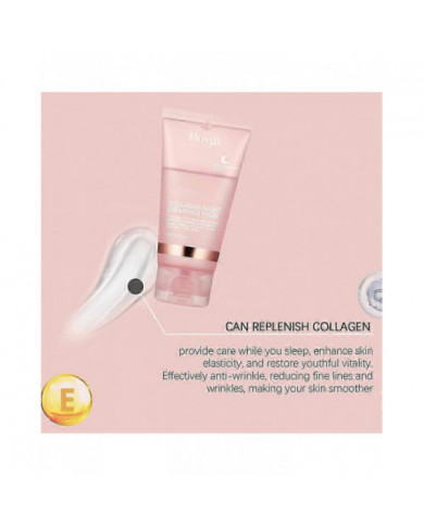 1-3pcs Masque enveloppant au collagène 2,53 oz / 75ml Masque de nuit Crème