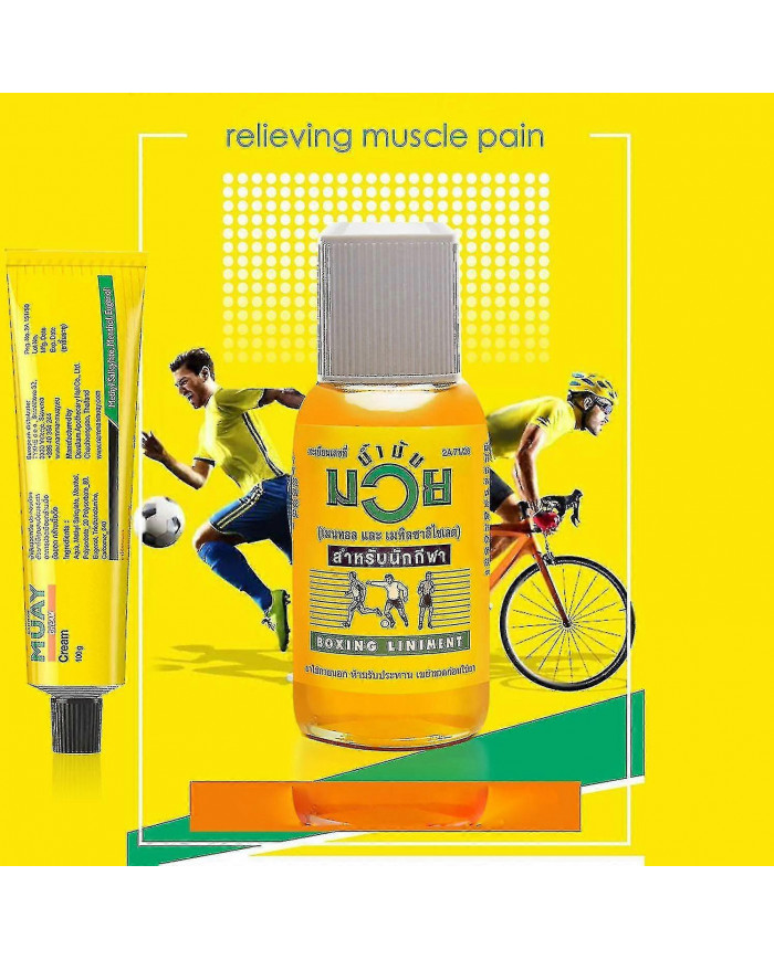 Thaïlande Muay Baume du Tigre Soulager la douleur musculaire Huile Détendre Le corps Fatigue musculaire Soulager [...]