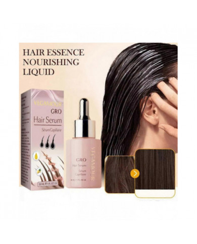 Sérum capillaire 30ml de Vegamour GRO Pour la croissance des cheveuxPlus épais Végétalien Plus Plein Plus Sain
