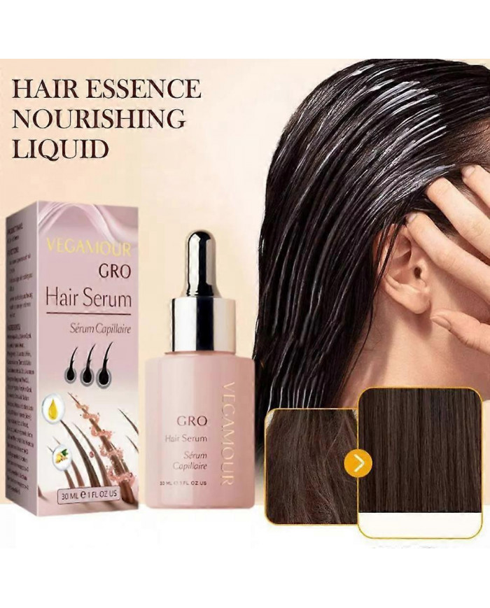 Sérum capillaire 30ml de Vegamour GRO Pour la croissance des cheveuxPlus épais Végétalien Plus Plein Plus Sain