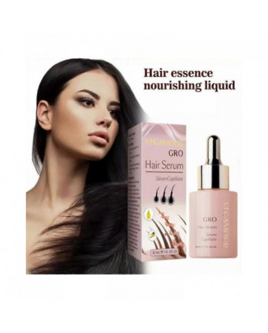 Sérum capillaire 30ml de Vegamour GRO Pour la croissance des cheveuxPlus épais Végétalien Plus Plein Plus Sain