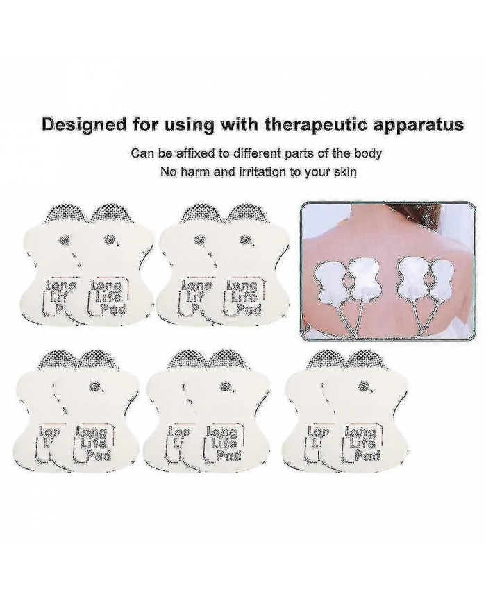 10x Coussinets de remplacement d’électrode pour coussin de longue durée de massage Omron