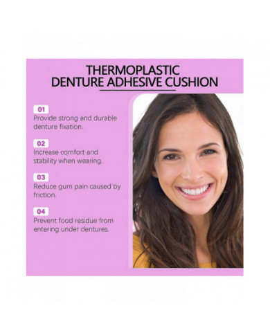 1/2/3pcs Adhésif pour prothèses dentaires, Adhésif pour prothèses thermoplastiques, Prothèse confortable, sécurisée