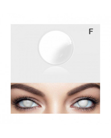 Halloween Lentilles de contact colorées Anime Cosplay Lentilles oculaires lentilles Lentilles