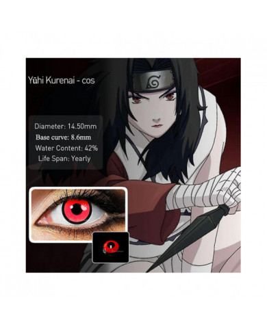 Halloween Lentilles de contact colorées Anime Cosplay Lentilles oculaires lentilles Lentilles