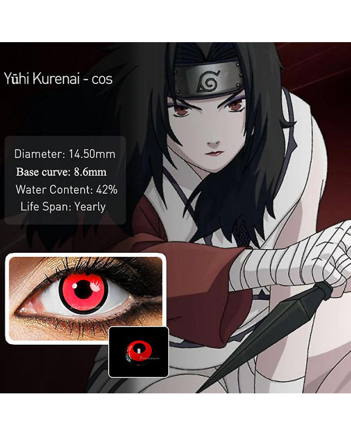 Halloween Lentilles de contact colorées Anime Cosplay Lentilles oculaires lentilles Lentilles