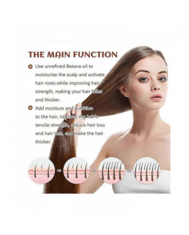 2x Huile de Batana pour la croissance des cheveux Pour des cheveux plus épais et plus sains, crème de soin des cheveux