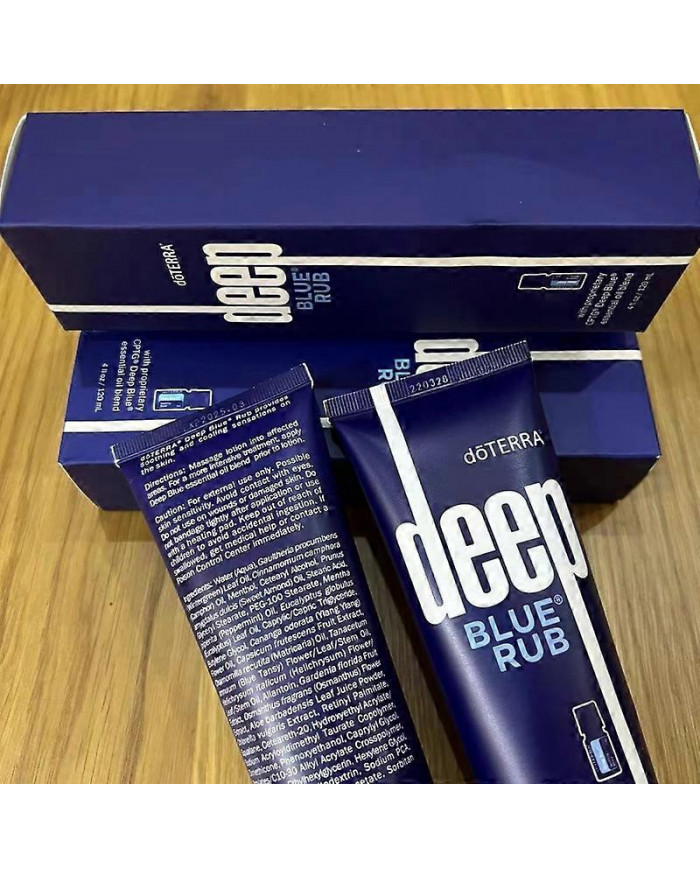 Baume Apaisant Crème Tube de Massage Deep Blue Soulage les articulations et les muscles
