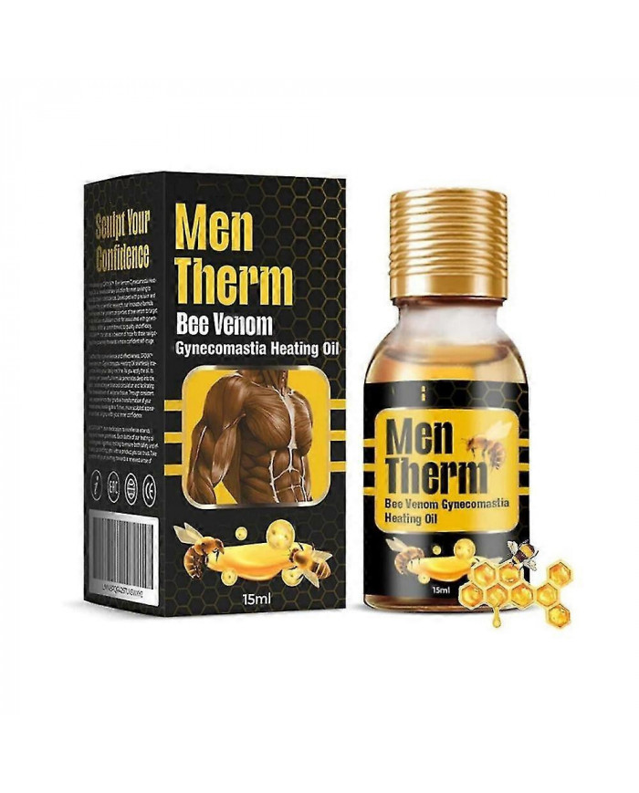 1-3 pièces Mentherm Huile chauffante Gyecomastia Gyecomastia Venom d’abeille, Venin d’abeille Men Therm, pour la [...]