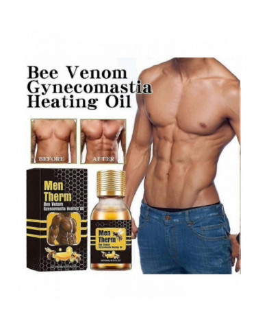 1-3 pièces Mentherm Huile chauffante Gyecomastia Gyecomastia Venom d’abeille, Venin d’abeille Men Therm, pour la [...]