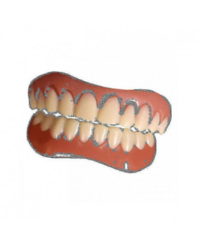 2 ensembles de prothèses dentaires, prothèses de la mâchoire supérieure et inférieure, naturelles et confortables, [...]