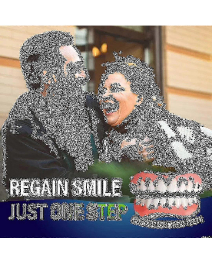 2 ensembles de prothèses dentaires, prothèses de la mâchoire supérieure et inférieure, naturelles et confortables, [...]