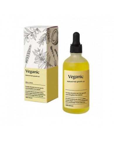 Huile de croissance des cheveux naturelle végétalienne, Huile de croissance des cheveux végétalienne, Huile [...]