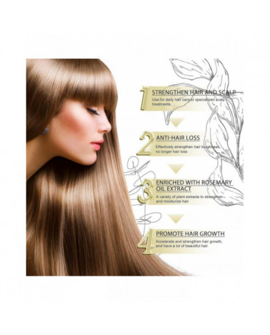 Huile de croissance des cheveux naturelle végétalienne, Huile de croissance des cheveux végétalienne, Huile [...]