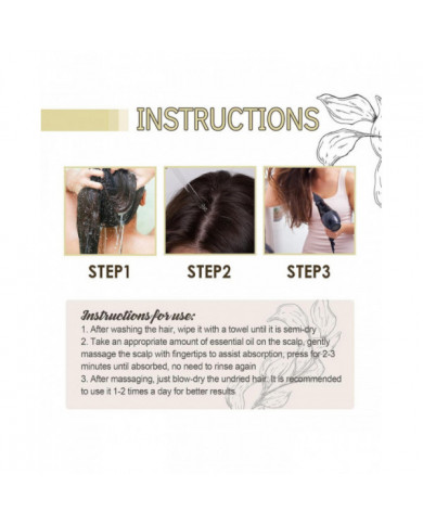 Huile de croissance des cheveux naturelle végétalienne, Huile de croissance des cheveux végétalienne, Huile [...]