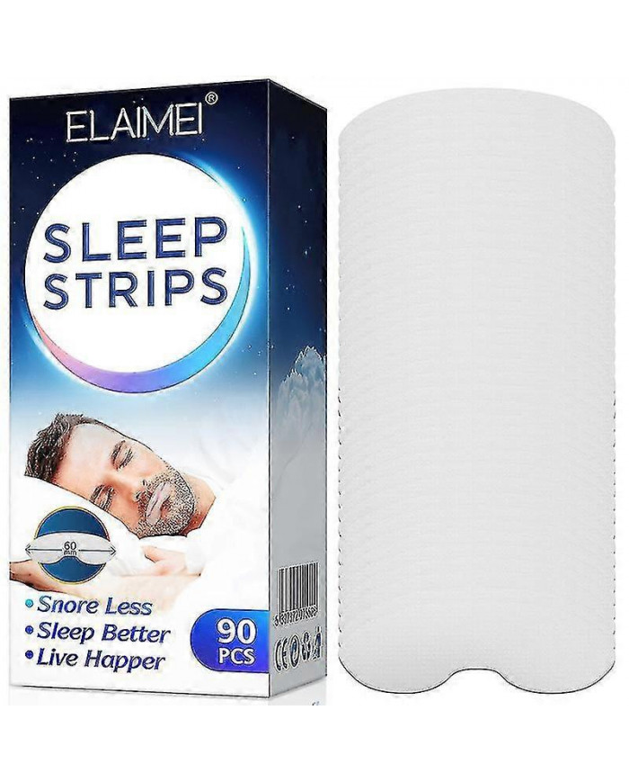 90 Packs Sleep Strips Sleeping Mouth Tape Anti-ronflement Patch bouche fermée