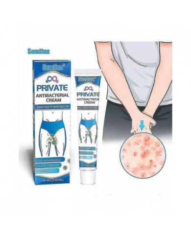 Crème Homme Anti-Démangeaisons, Crème Soin Privé, Anti-bactérienne, Anti-Démangeaisons Et Déodorant 20g