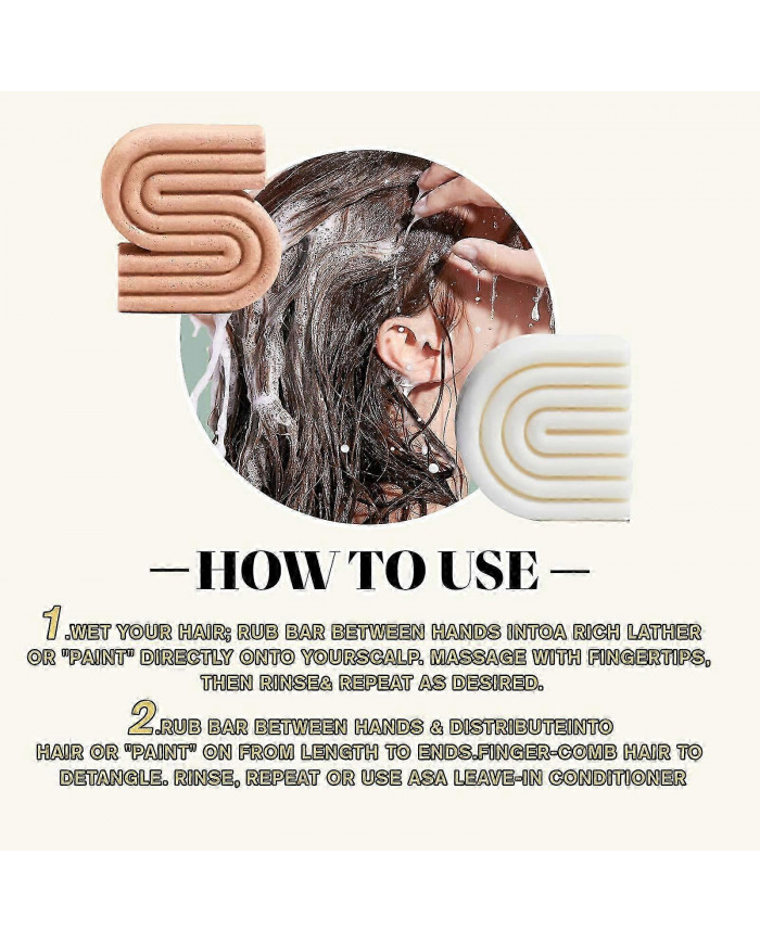 Rosemary/Rice & Biotin Shampoo and Conditioner Bar Set for Thinning Hair - Volume Shampoo Bar & Conditioner Bar [...]