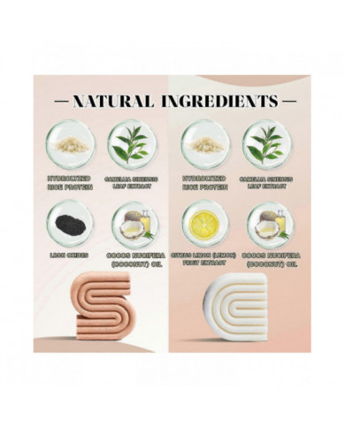 Rosemary/Rice & Biotin Shampoo and Conditioner Bar Set for Thinning Hair - Volume Shampoo Bar & Conditioner Bar [...]