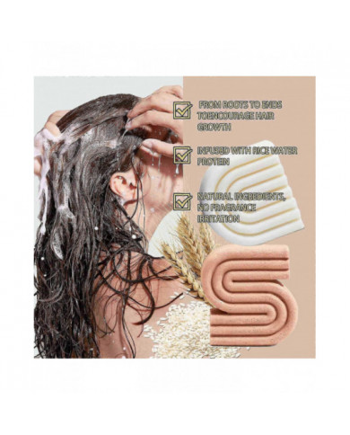 Rosemary/Rice & Biotin Shampoo and Conditioner Bar Set for Thinning Hair - Volume Shampoo Bar & Conditioner Bar [...]