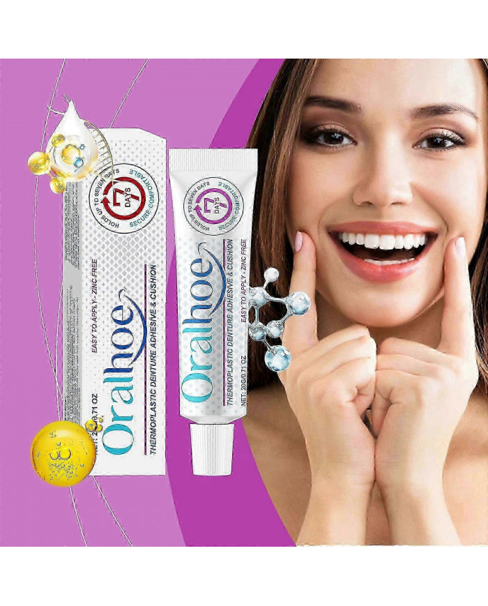 Adhésif pour prothèses dentaires, adhésif thermoplastique pour prothèses dentaires, coussin et regarnisseur, prise [...]