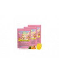 3X Tampons Nettoyants au Curcuma Soins Doux Peau Nettoyage Quotidien Exfoliation