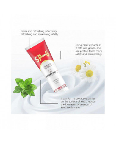 Dentifrice probiotique 3PCS SP-6,Dentifrice Sp-6 Blanchiment