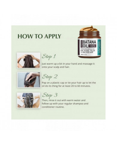 Huile de Batana non raffinée pour la croissance des cheveux, huile de Batana biologique 100% pure, sérum de [...]