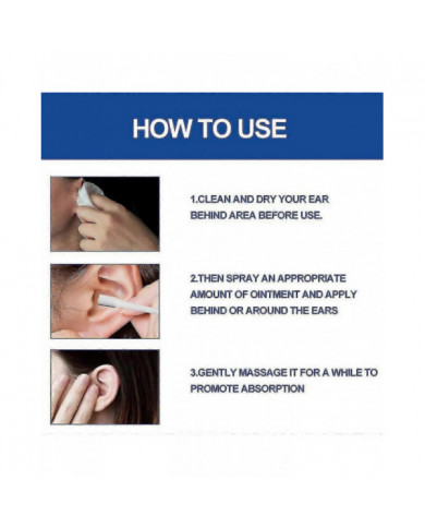 2024 Acouphènes Spray Oreille Sonnerie Soulagement Soulagement Oreille Gouttes Auditives 30ml