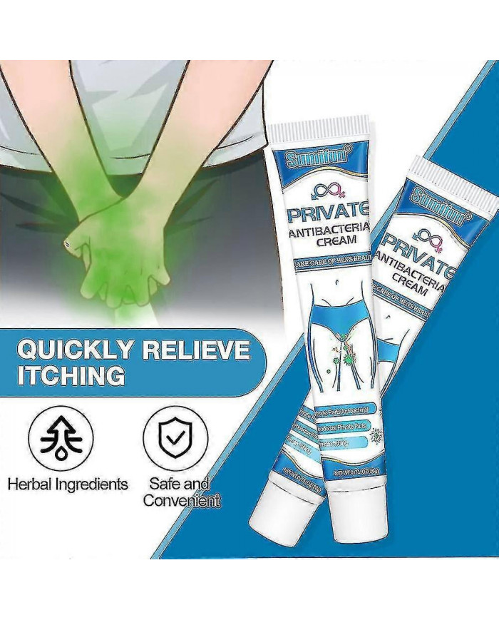 Crème Anti-démangeaisons pour homme, Crème de soin des parties privées, Anti-bactérienne, Pommade déodorante anti- [...]