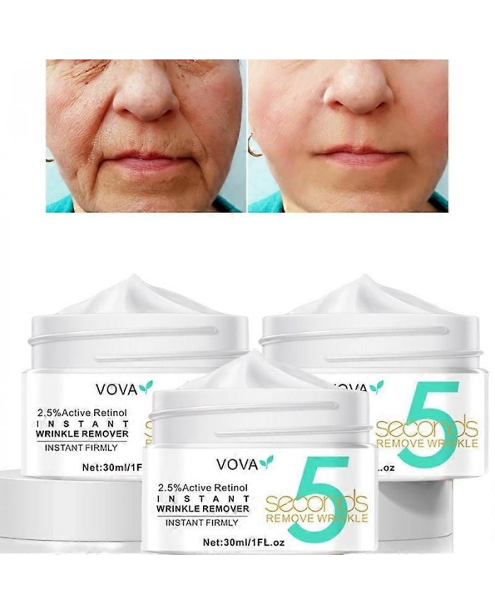 5 Secondes Rides Éliminer Crème Visage Instantanée Raffermissant Sérum Anti-Âge 3Pcs
