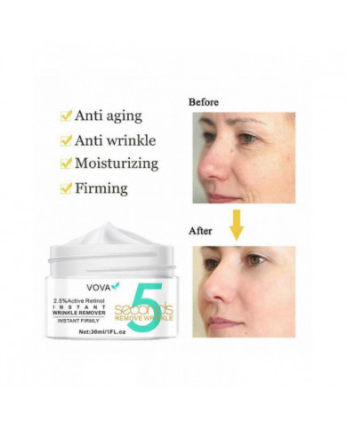 5 Secondes Rides Éliminer Crème Visage Instantanée Raffermissant Sérum Anti-Âge 3Pcs