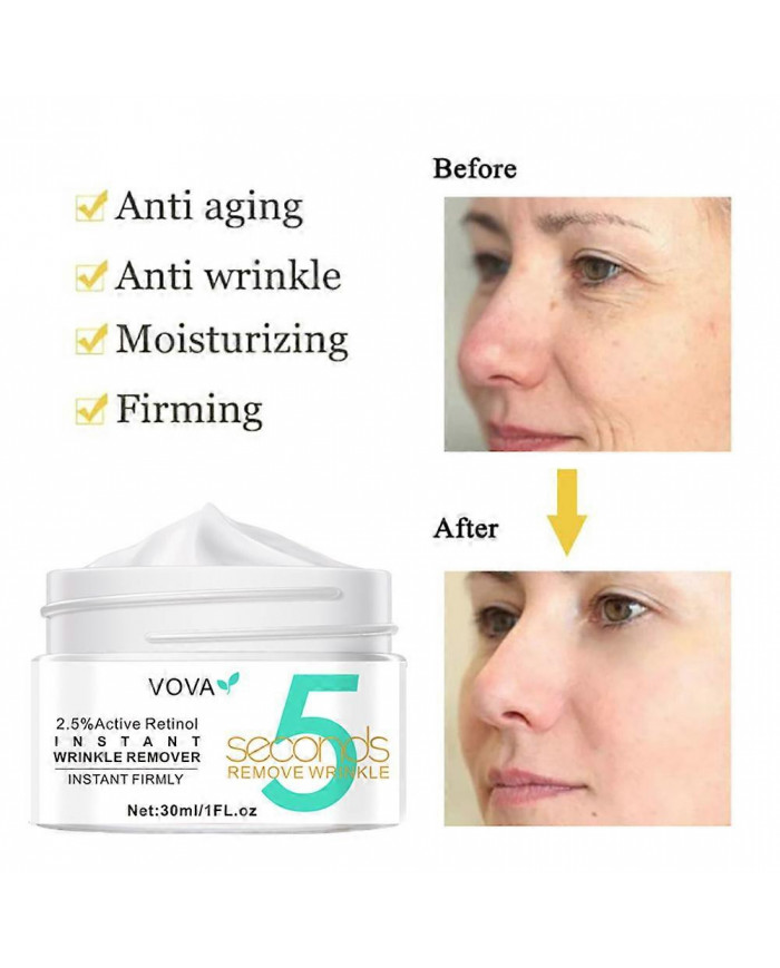 5 Secondes Rides Éliminer Crème Visage Instantanée Raffermissant Sérum Anti-Âge 3Pcs