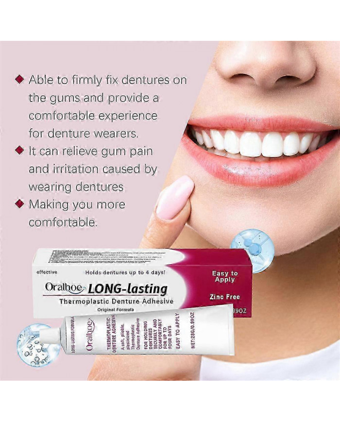 1-3pcs adhésif thermoplastique pour prothèses dentaires