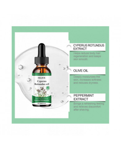 Huile de Cyperus Rotundus, Huile de Cyperus Rotundus pour l’épilation, Réduire la croissance des poils, Huile de [...]