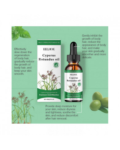 Huile de Cyperus Rotundus, Huile de Cyperus Rotundus pour l’épilation, Réduire la croissance des poils, Huile de [...]