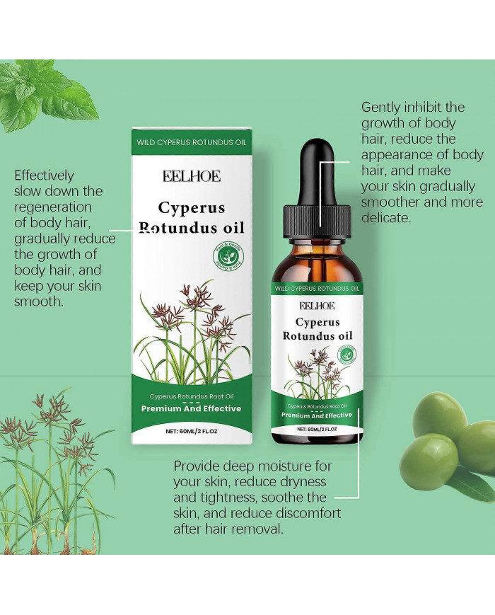 Huile de Cyperus Rotundus, Huile de Cyperus Rotundus pour l’épilation, Réduire la croissance des poils, Huile de [...]