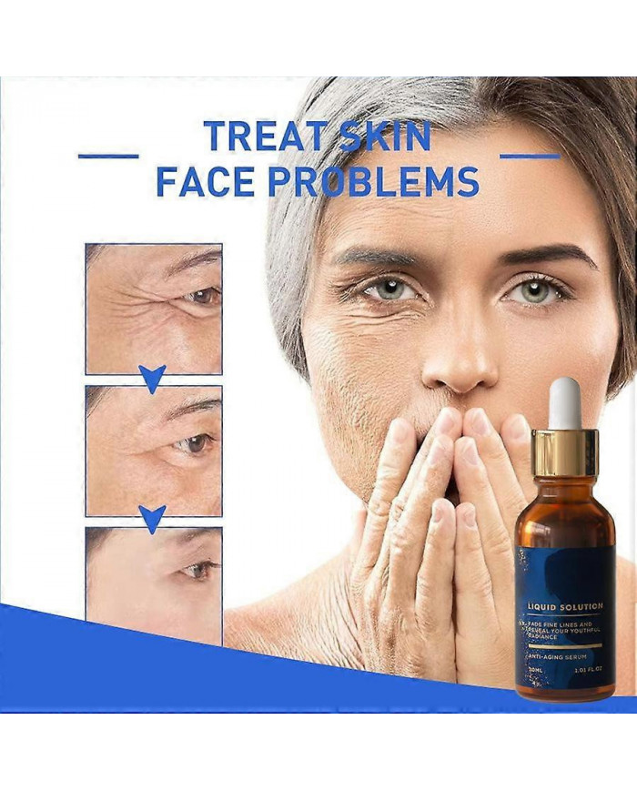 Réduction Liquide Des Rides Pour Le Visage Et Le CouEssence Pour Peau Délicate, Essence Anti-rides Et Anti-Ridules