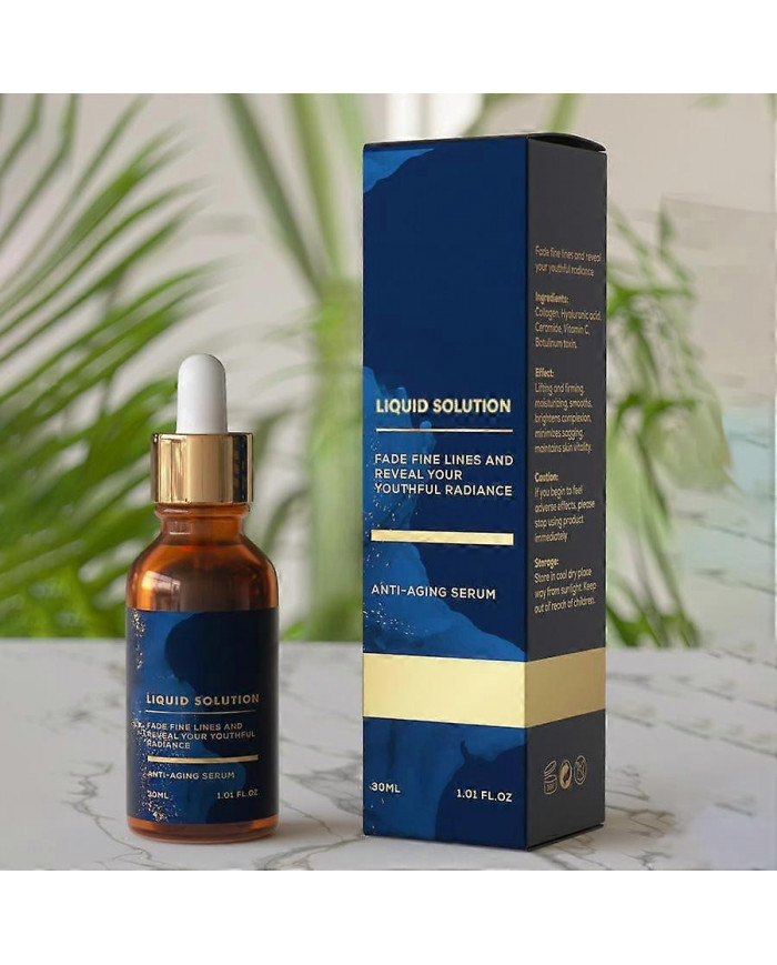 Réduction Liquide Des Rides Pour Le Visage Et Le CouEssence Pour Peau Délicate, Essence Anti-rides Et Anti-Ridules