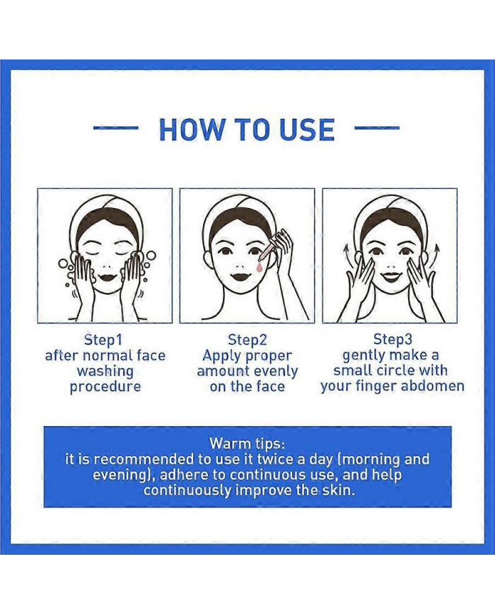 Réduction Liquide Des Rides Pour Le Visage Et Le CouEssence Pour Peau Délicate, Essence Anti-rides Et Anti-Ridules