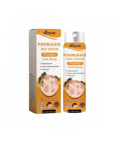 Spray de venin d’abeille pour psoriasis Liquides de soins corporels anti-démangeaisons portables pour tous les [...]