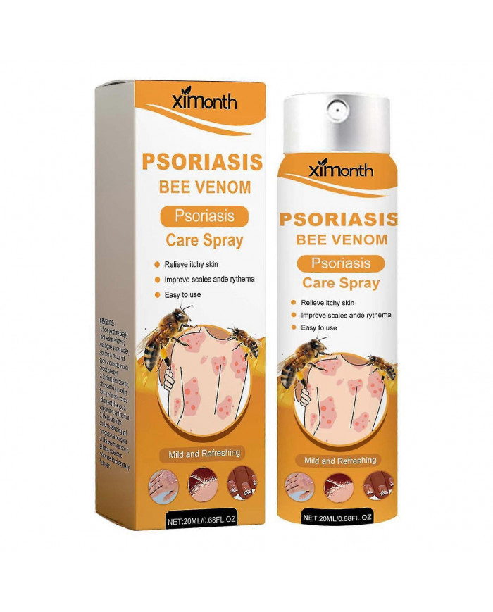 Spray de venin d’abeille pour psoriasis Liquides de soins corporels anti-démangeaisons portables pour tous les [...]