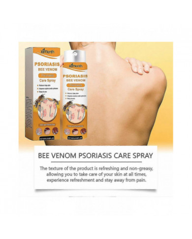Spray de venin d’abeille pour psoriasis Liquides de soins corporels anti-démangeaisons portables pour tous les [...]