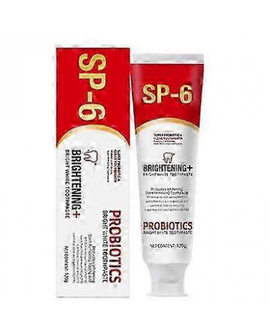 1-3X Sp-6 Dentifrice éclaircissant probiotique, dentifrice de soin nettoyant en profondeur