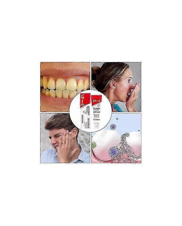 1-3X Sp-6 Dentifrice éclaircissant probiotique, dentifrice de soin nettoyant en profondeur