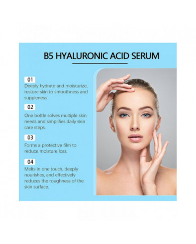 Sérum à l’acide hyaluronique B5, Sérum Hyalu B5, Sérum à l’acide hyaluronique pour le visage avec vitamine B5, [...]